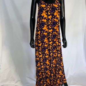 Open Back Floral Maxi Summer Dress